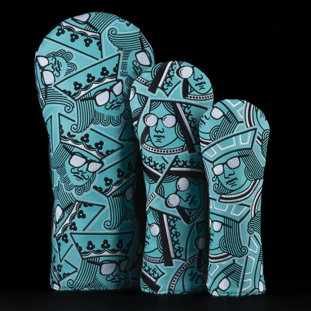 Aqua & White Stacked Royalty Set