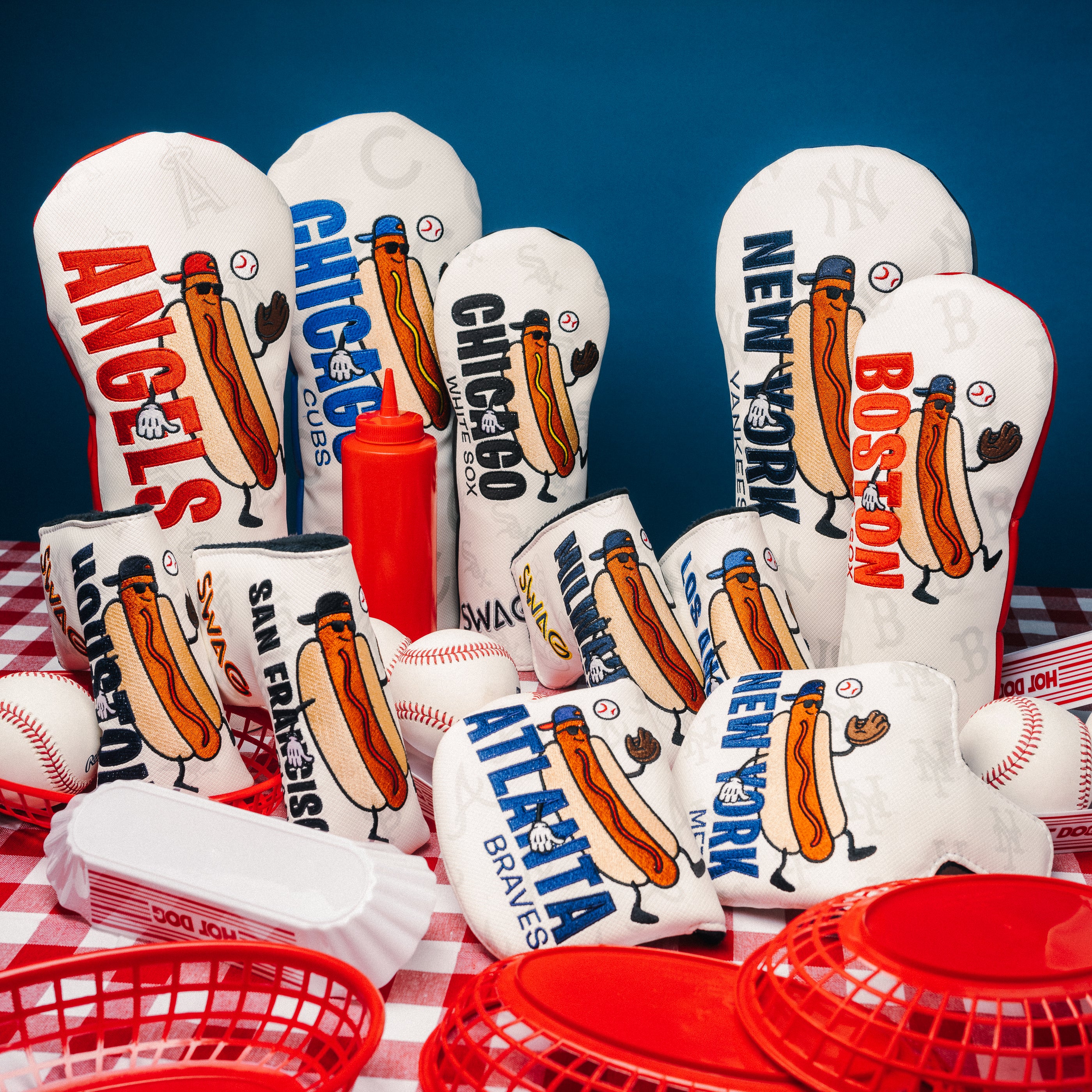 Atlanta Braves Hot Dog Driver Cover - Image 2