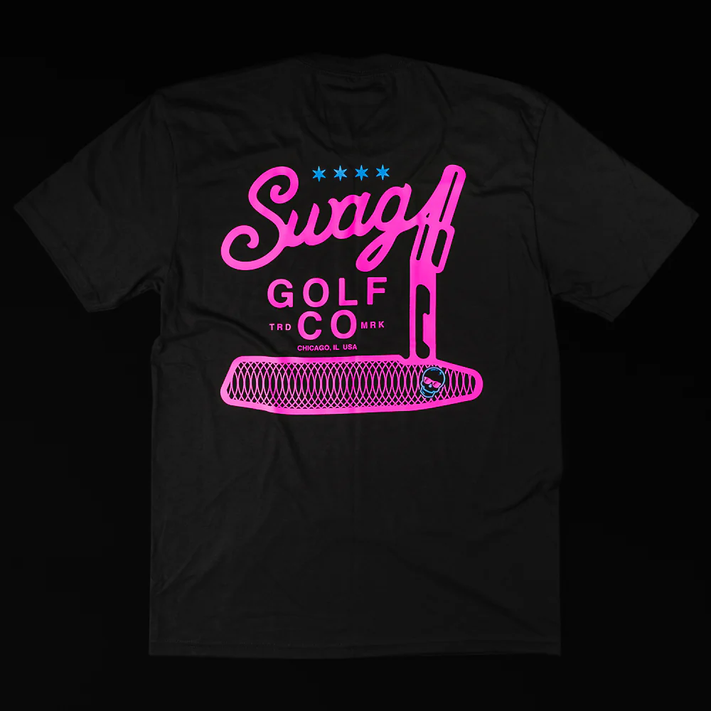 Black Swag Golf Co Putter T-Shirt - Image 12