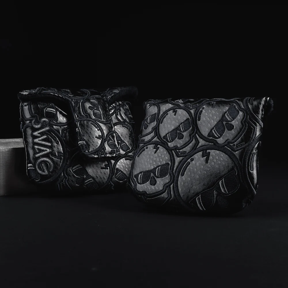 Blackout Concentric Skulls Mallet Cover