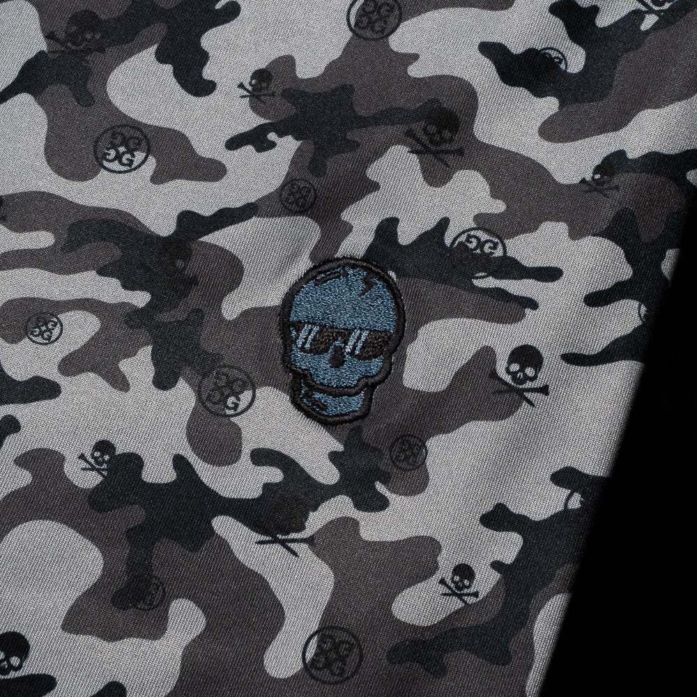 G/Fore Black Camo Skull Polo Shirt - Image 2