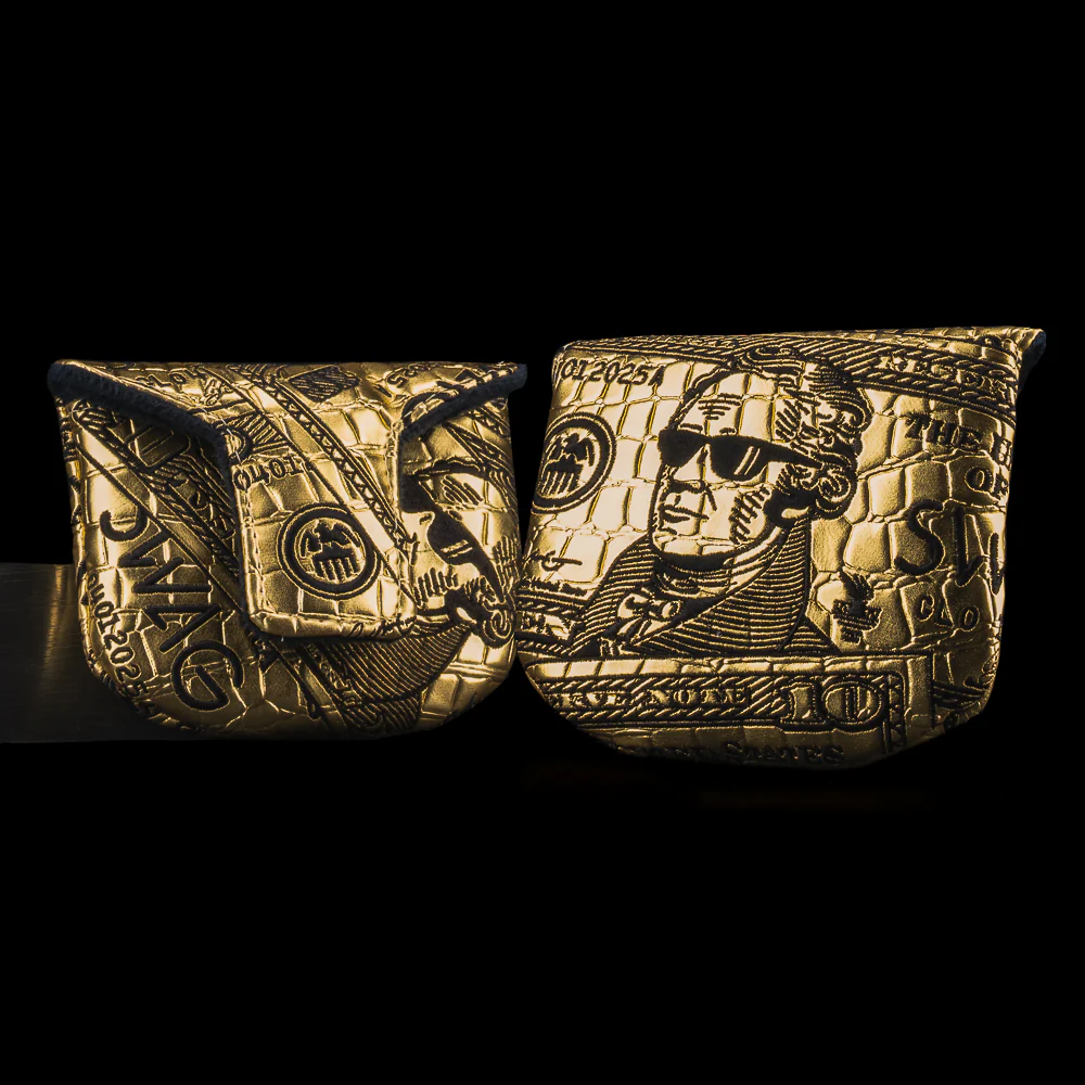 Gold Faux Gator Hamilton Mallet Cover