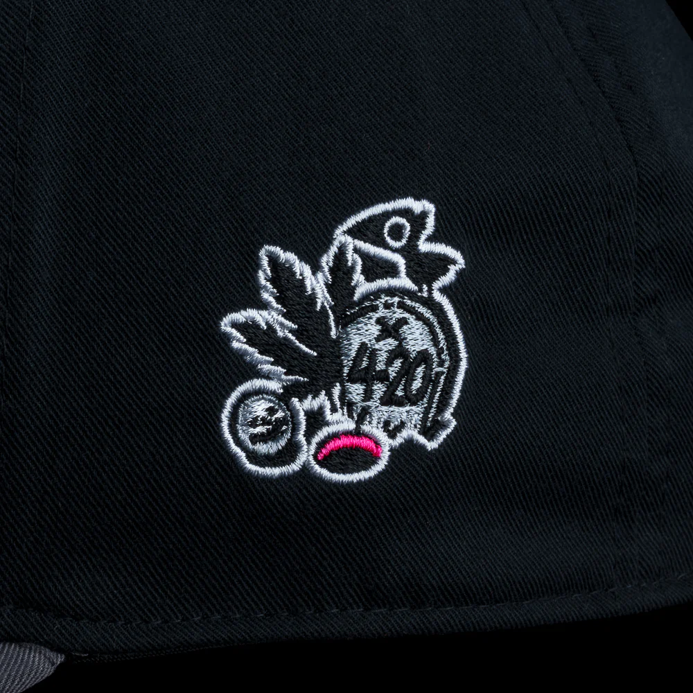 Grim Reefer Patch Snapback Hat - Image 3