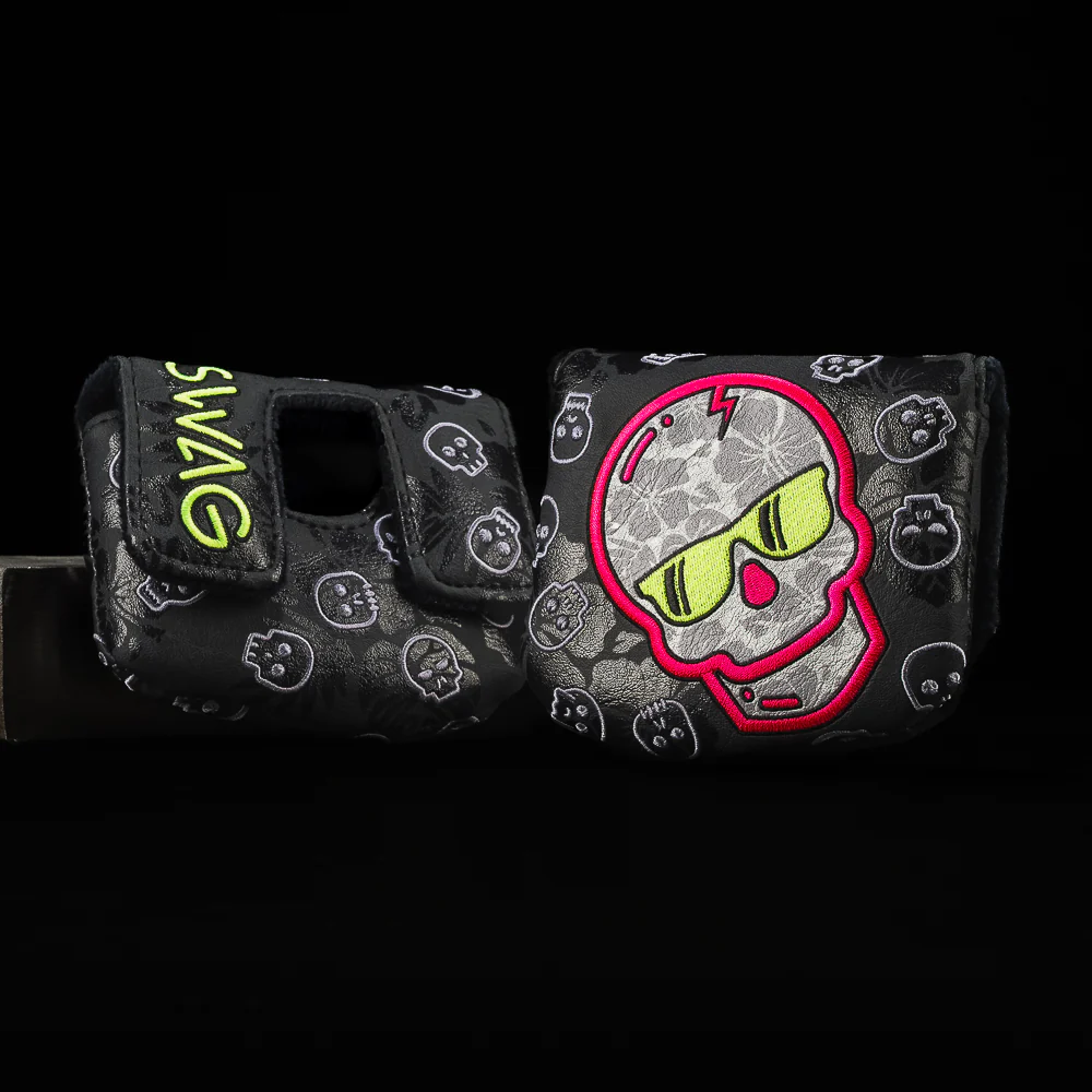 Hawaiian Shirt Skull Center Shaft Mallet Cover