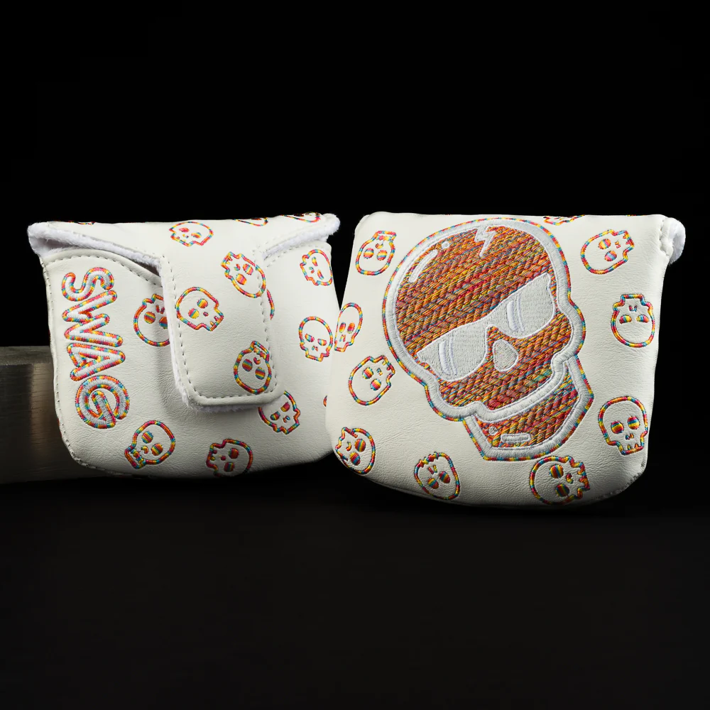 Herringbone Skull Mallet Cover