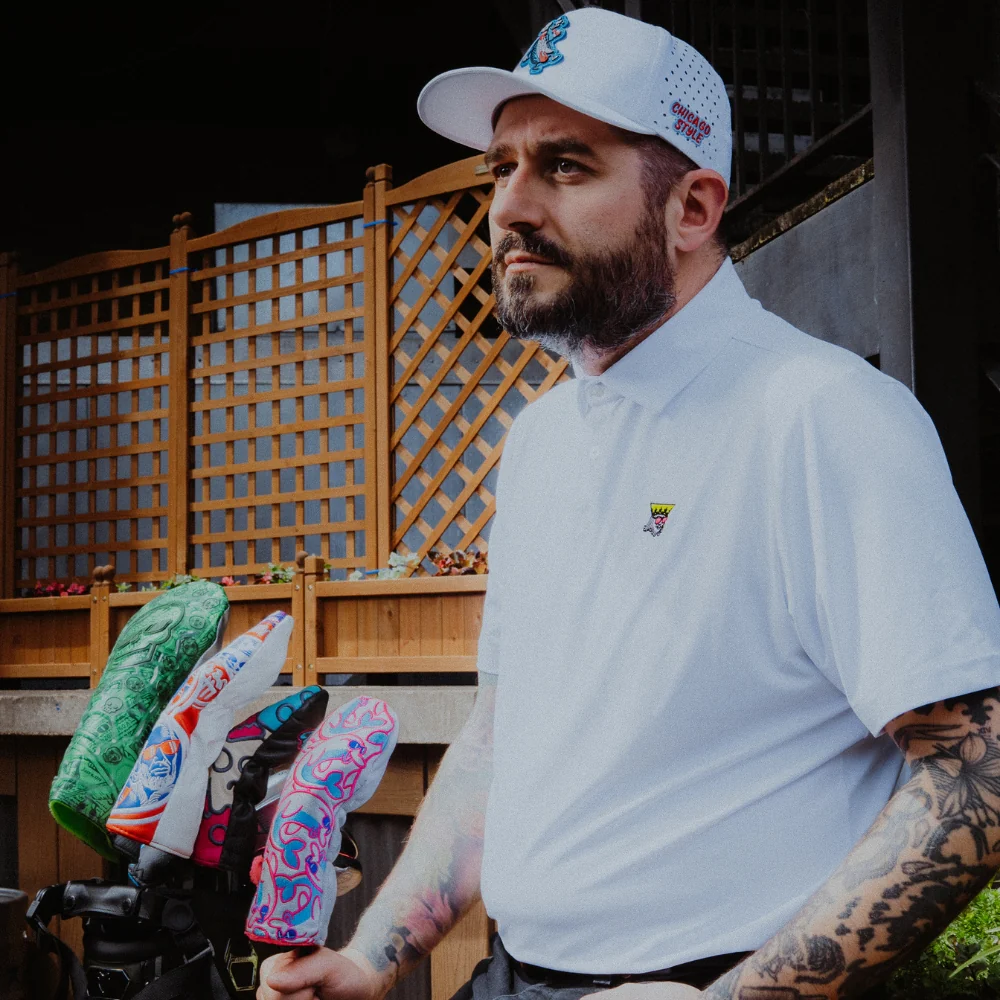 King White Classic Polo Shirt - Image 2