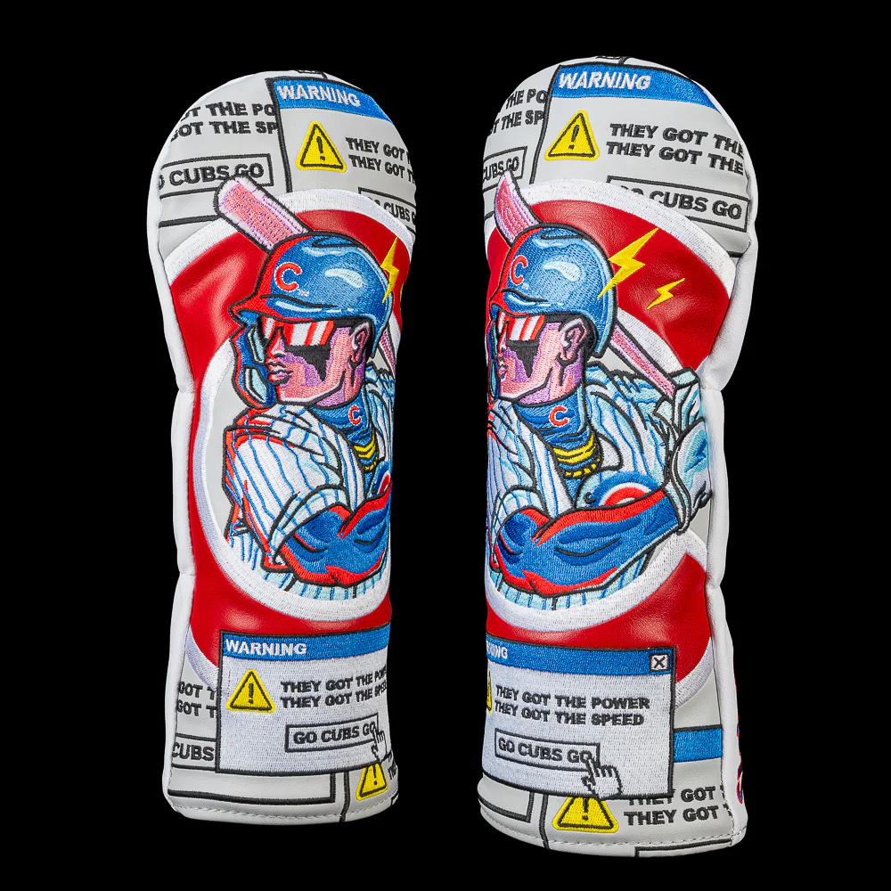 MLB Chicago Cubs Go Cubs Go Fairway Cover - Image 2