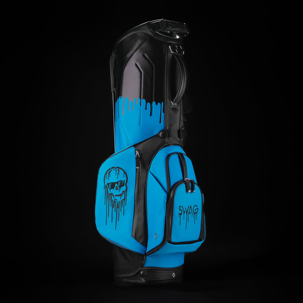 Neon Blue Dripping Vessel Stand Bag - Image 5