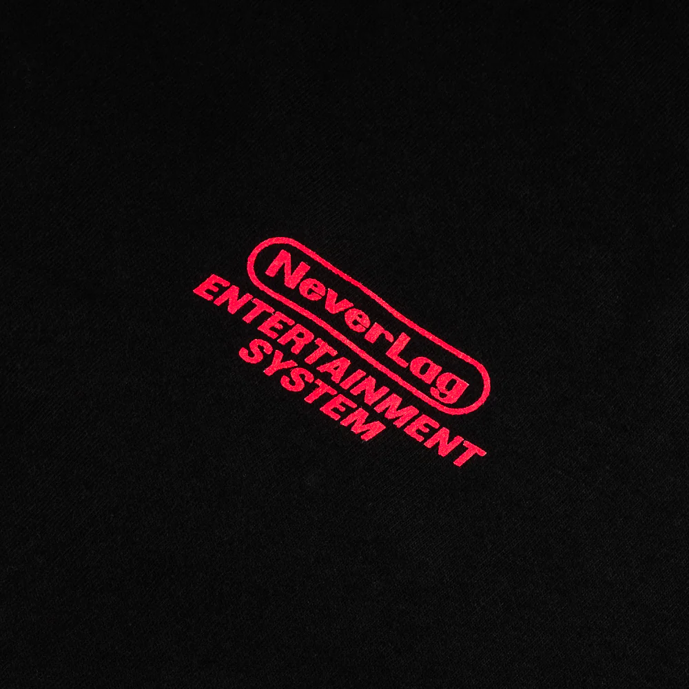 NeverLag Cartridges & Controllers Black T-Shirt - Image 3
