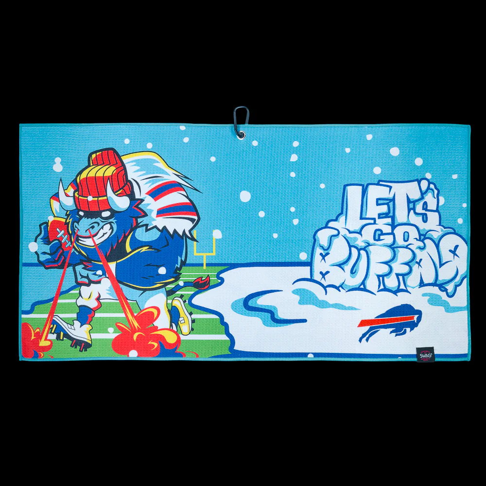 NFL Buffalo Bills Let's Go Buffalo Golf Towel