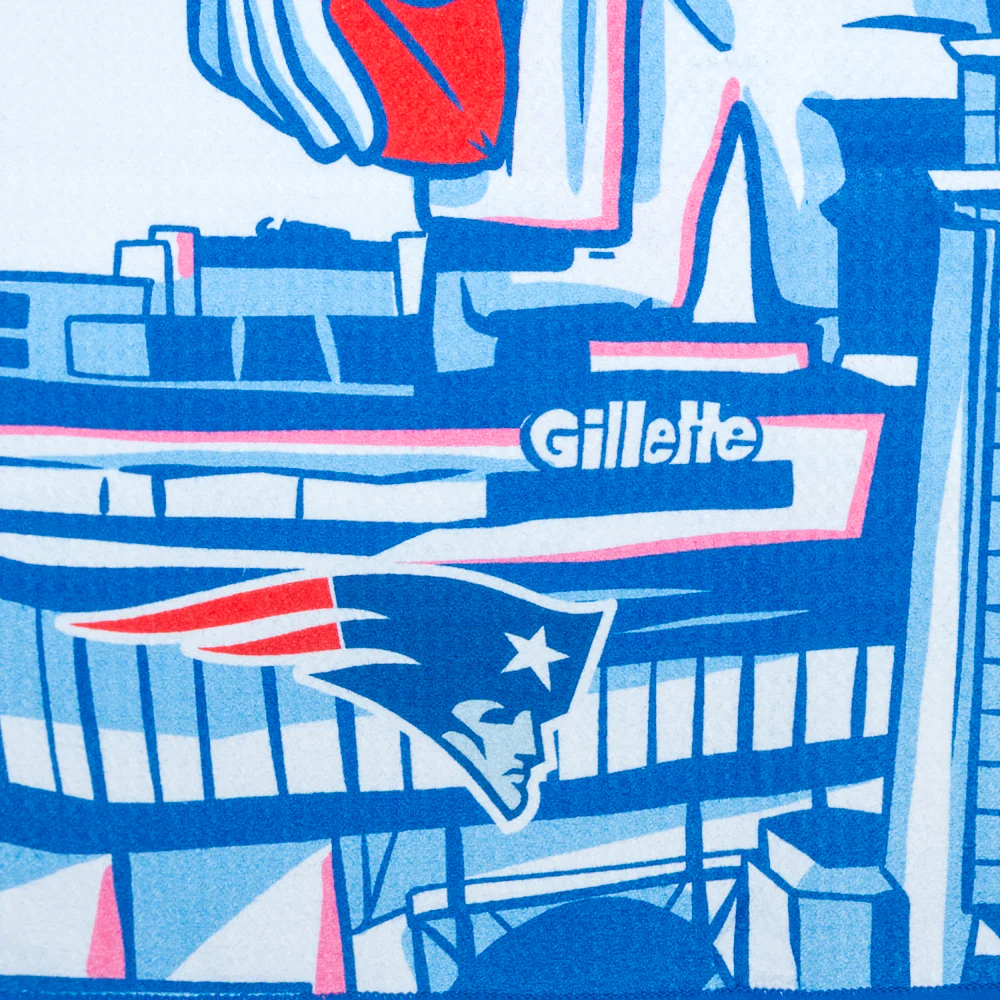 NFL New England Patriots Go Pats Golf Towel - Image 2