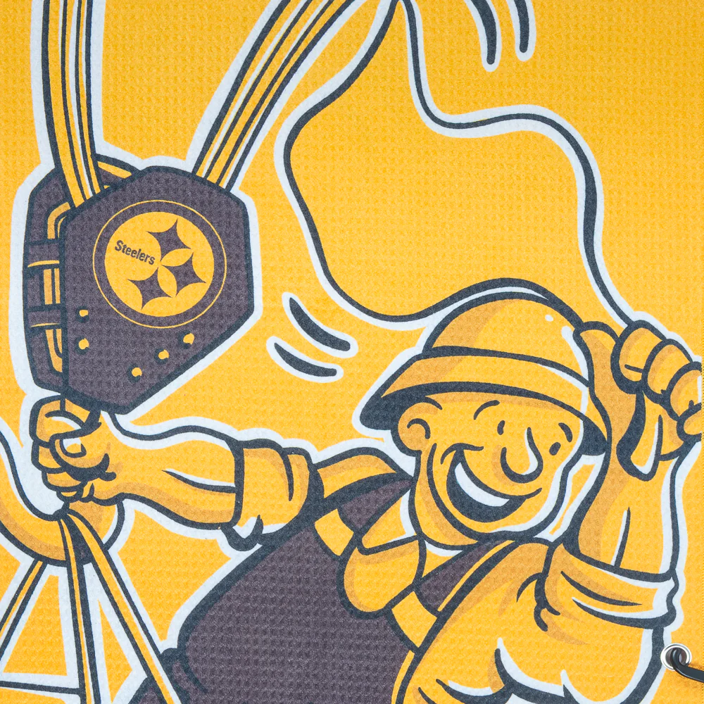 NFL Pittsburgh Steelers Next Man Up Golf Towel - Image 3