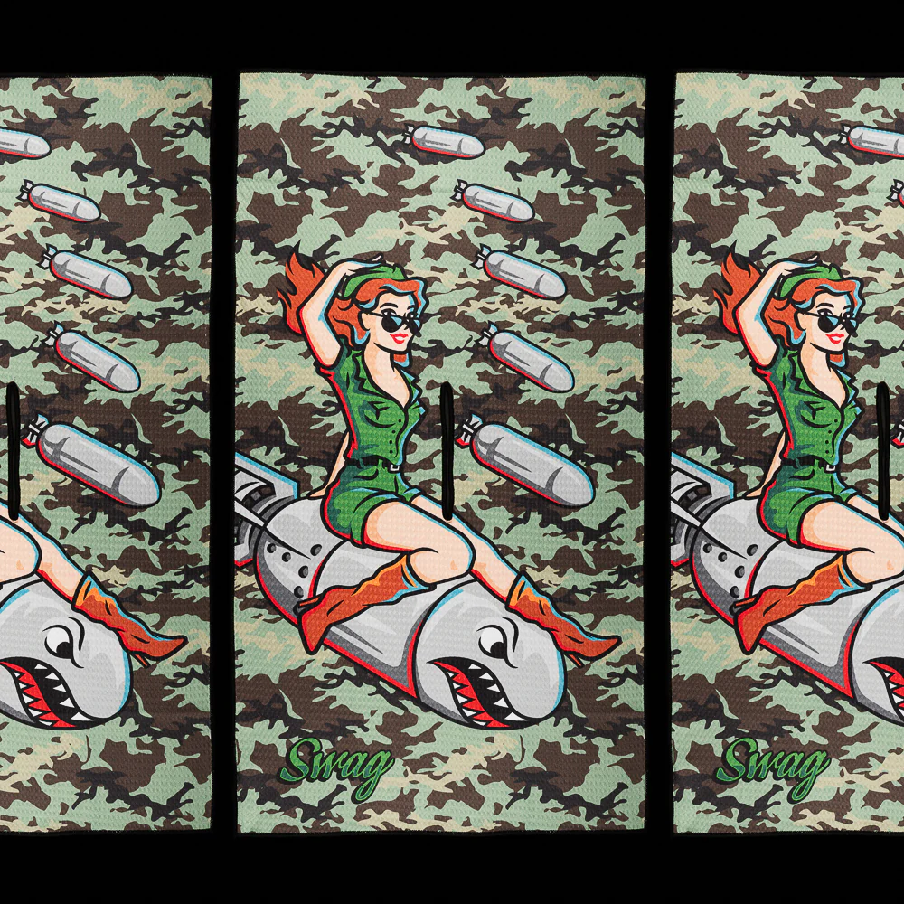Officer Bombshell Golf Towel