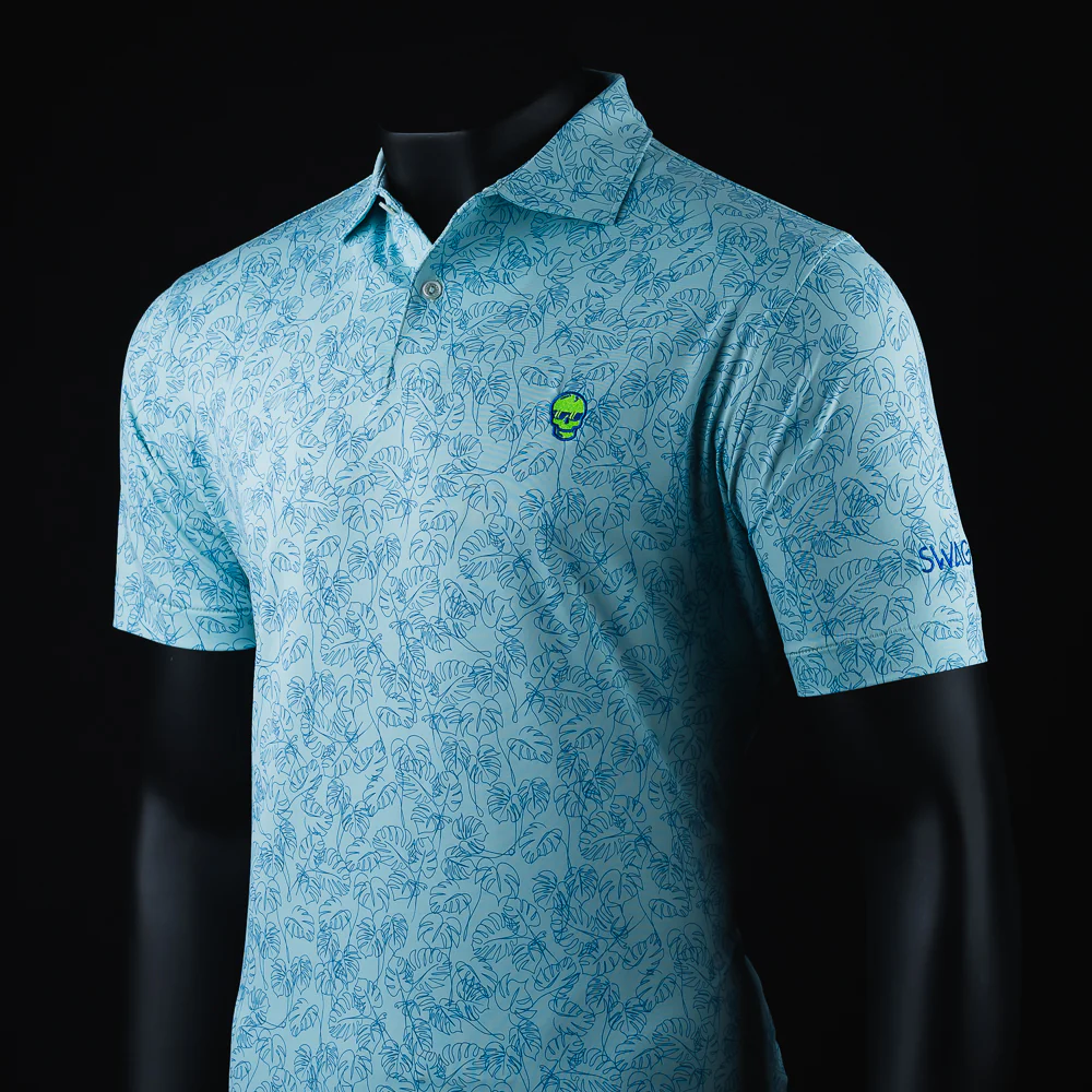 Palm Leaf Polo Shirt