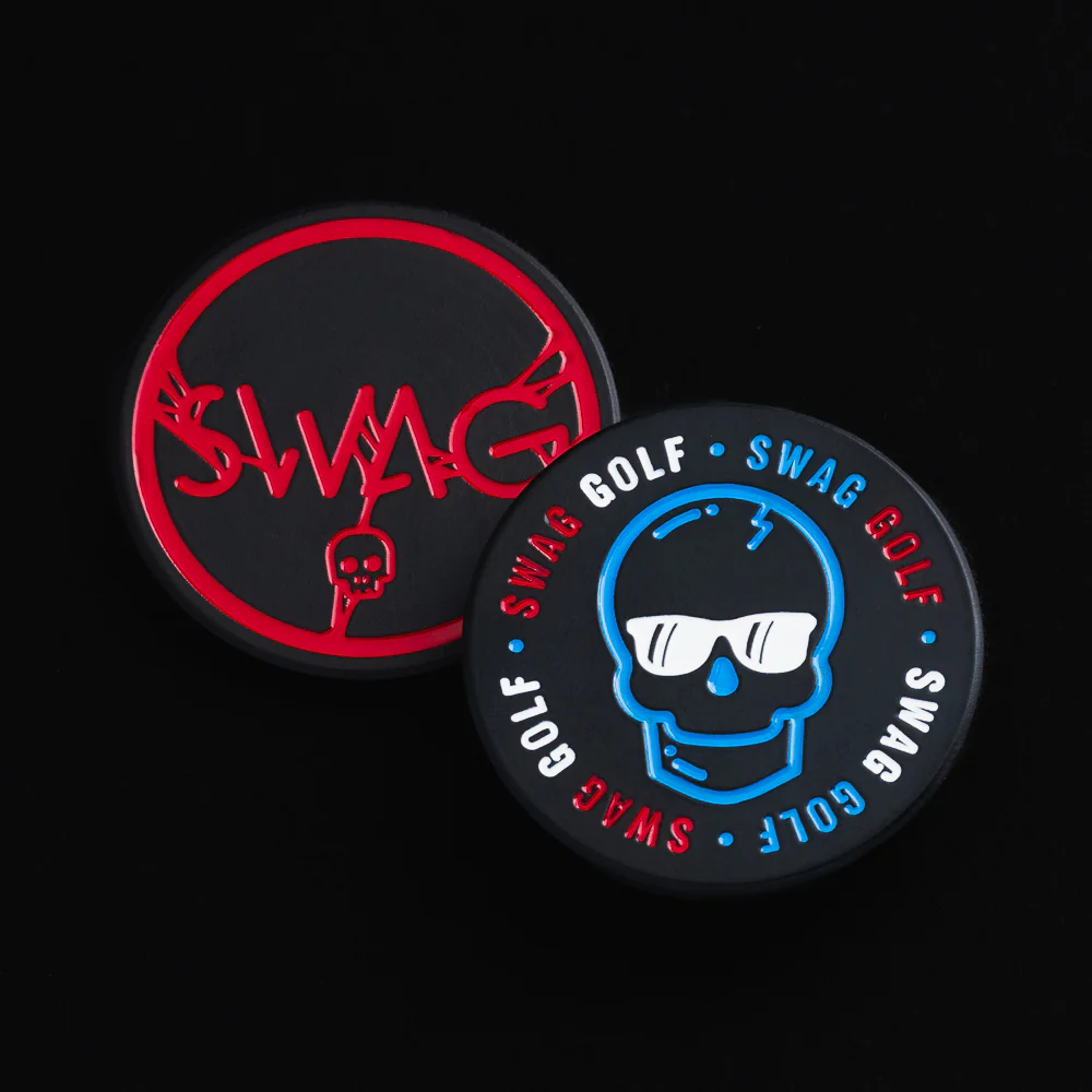 Patriotic Skull Ball Marker - Image 2