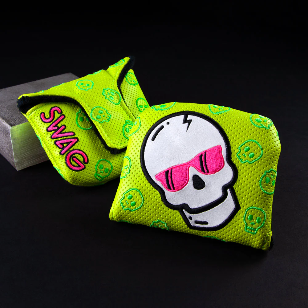Pink & Bolt Skull Mallet Cover