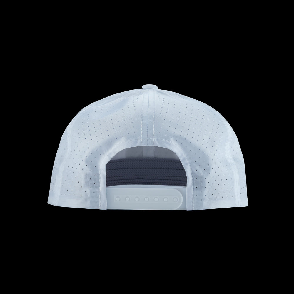 Pink Script White Snapback Hat - Image 3