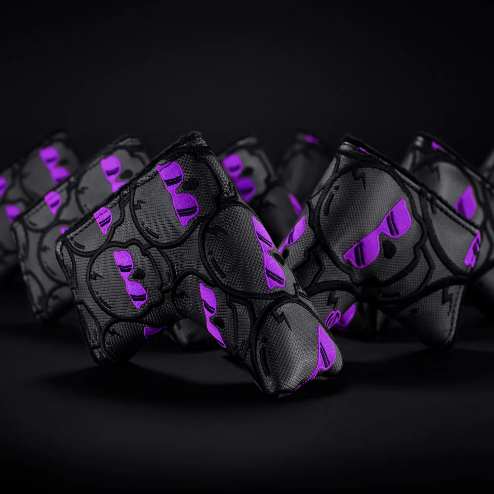 Purple Reign Concentric Skulls Blade Cover