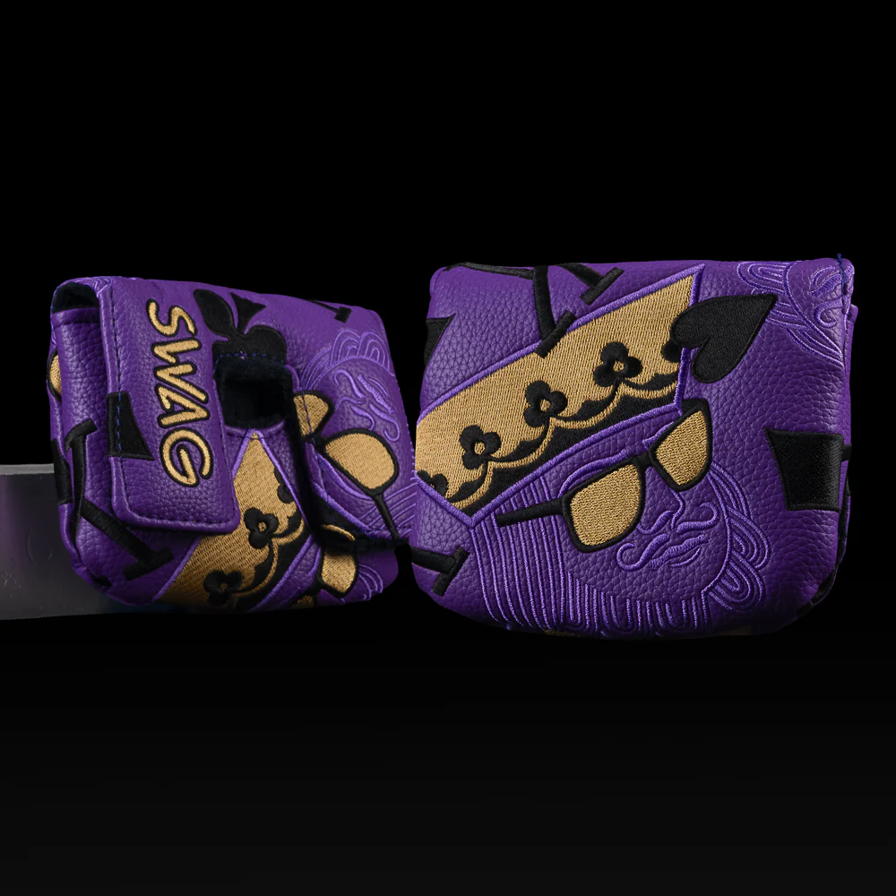 Purple Reign Poker King Center Shaft Mallet Cover