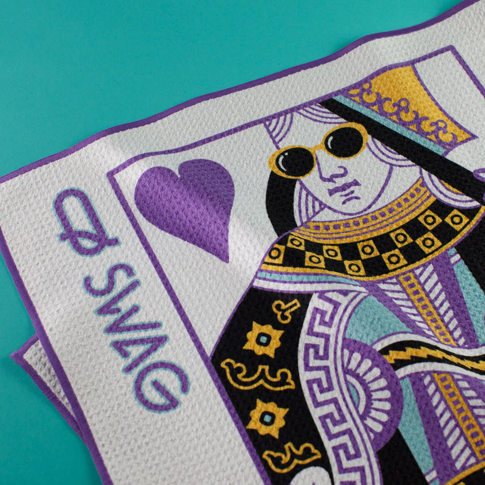 Queen Jasmine Of Swag Golf Towel - Image 3