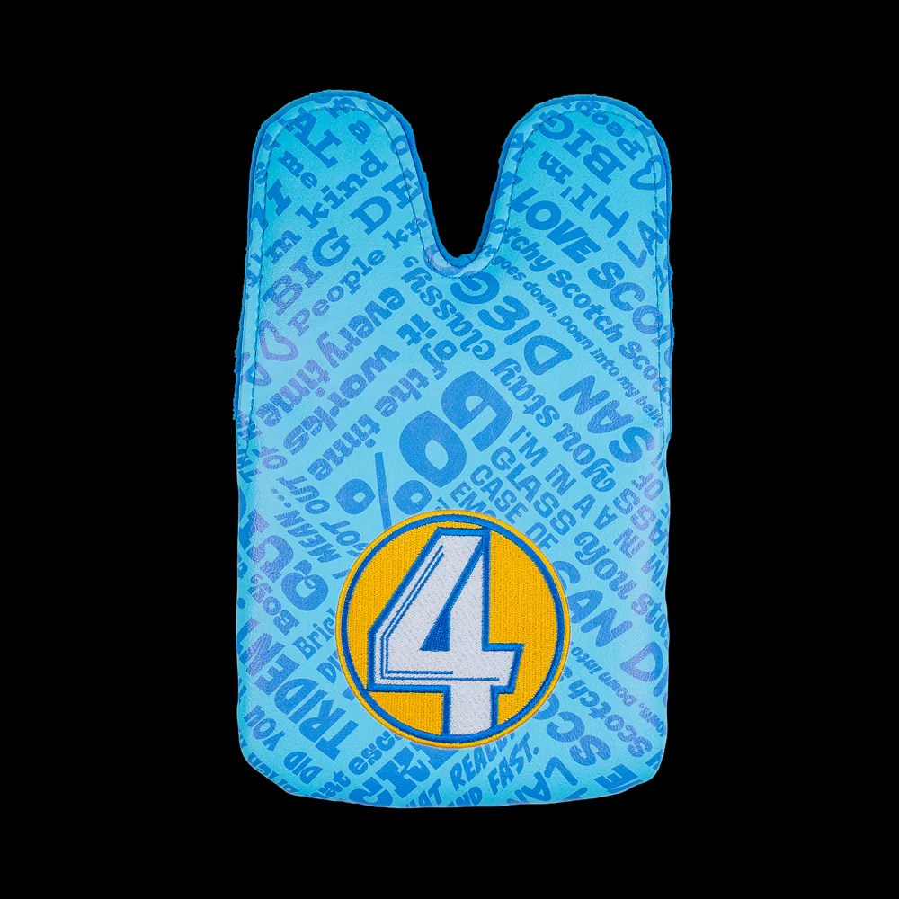 Rewind Golf Anchorman Channel 4 News Team Center Shaft XL Mallet Headcover - Image 3