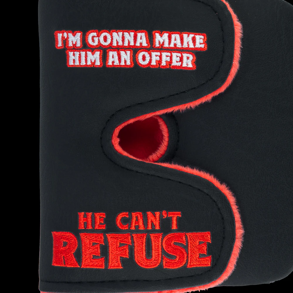 Rewind Golf Godfather He Can't Refuse Center Shaft XL Mallet Cover - Image 2