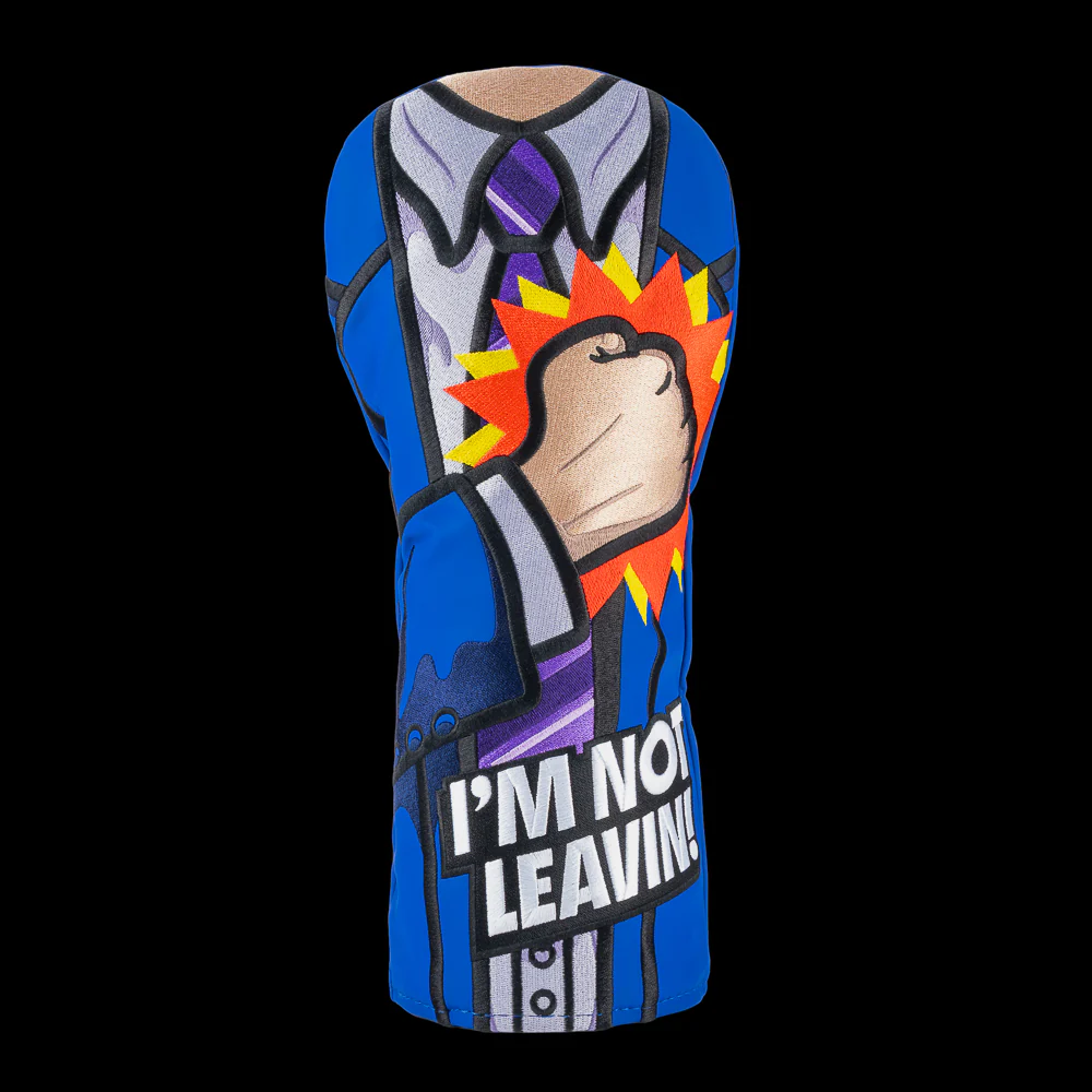 Rewind Golf Wolf of Wall Street I'm Not Leaving Driver Headcover