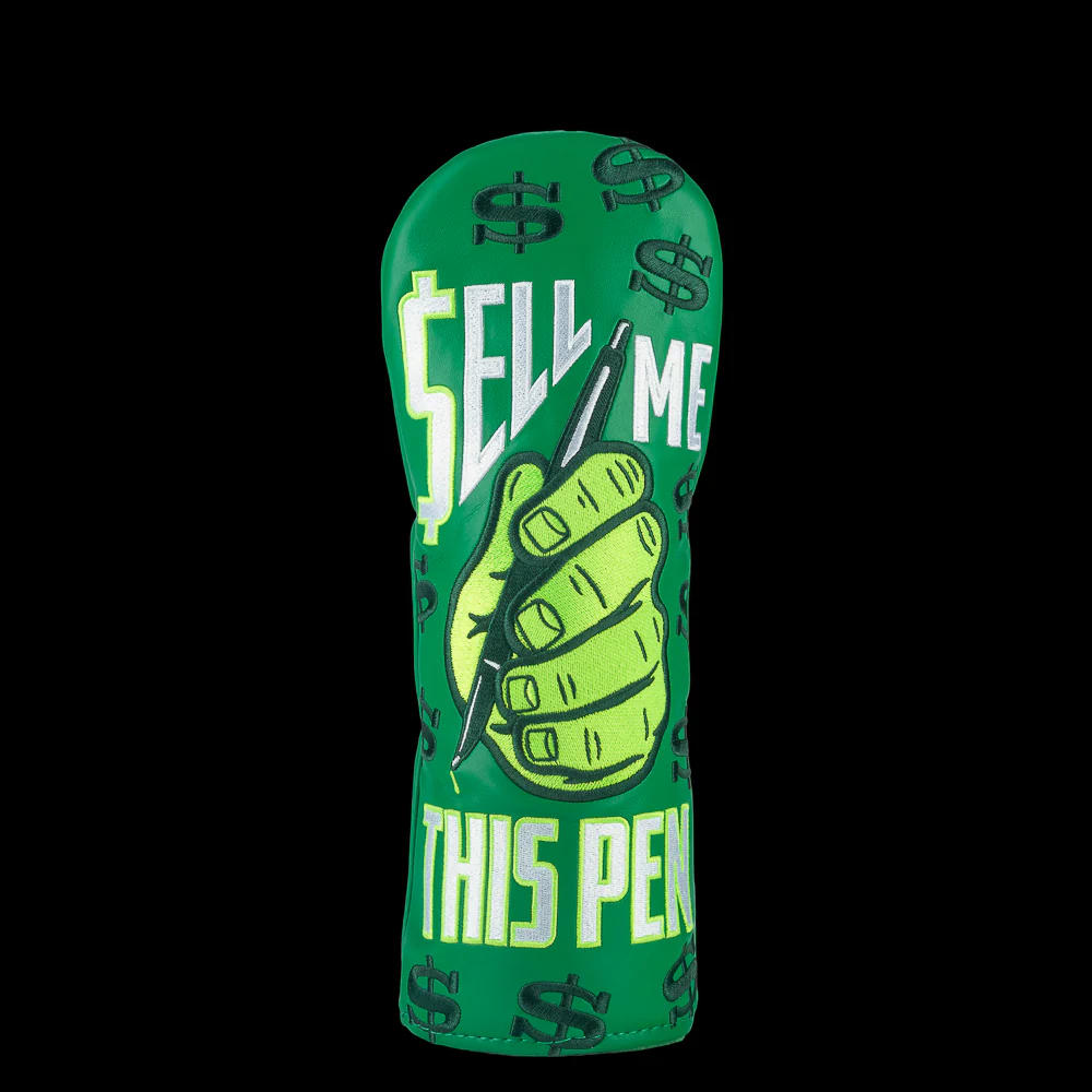 Rewind Golf Wolf of Wall Street Sell Me This Pen Fairway Headcover