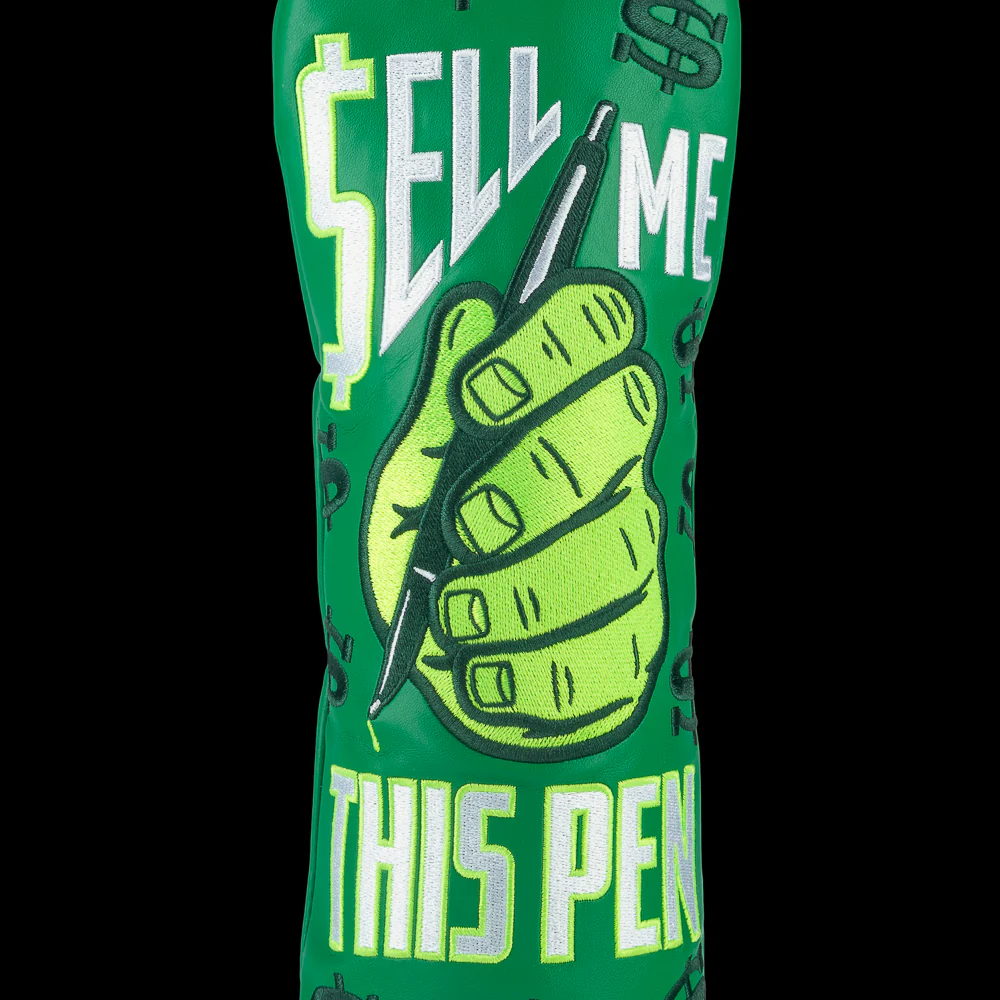 Rewind Golf Wolf of Wall Street Sell Me This Pen Fairway Headcover - Image 2