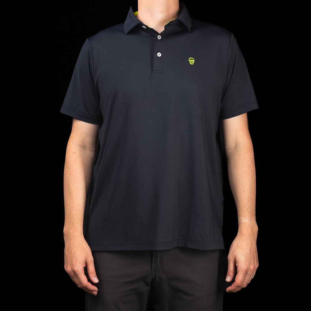 Skull Black Classic Polo Shirt