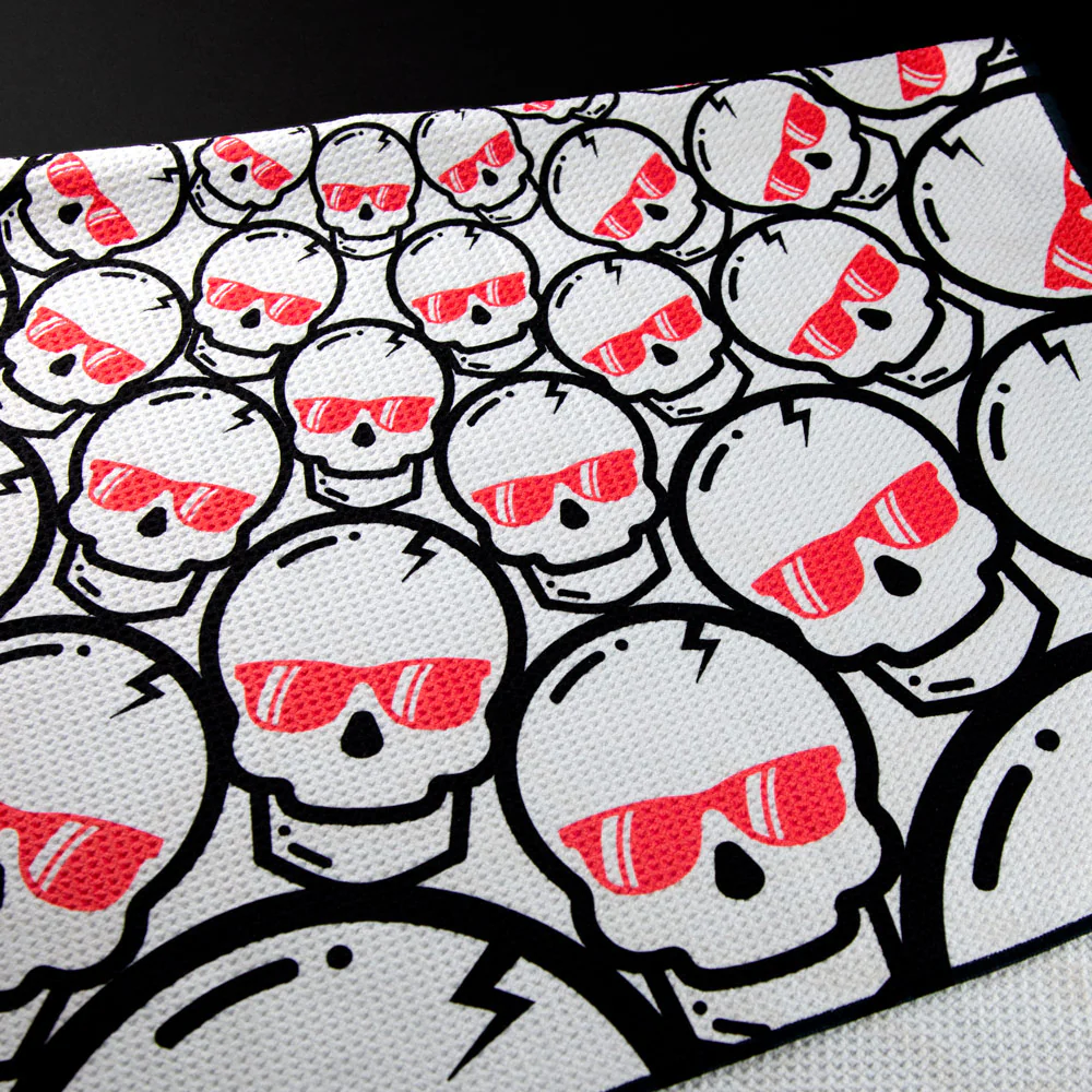 Hot Lava Concentric Skulls Towel - Image 2