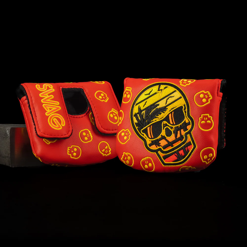 Sunset Skull Center Shaft Mallet Cover