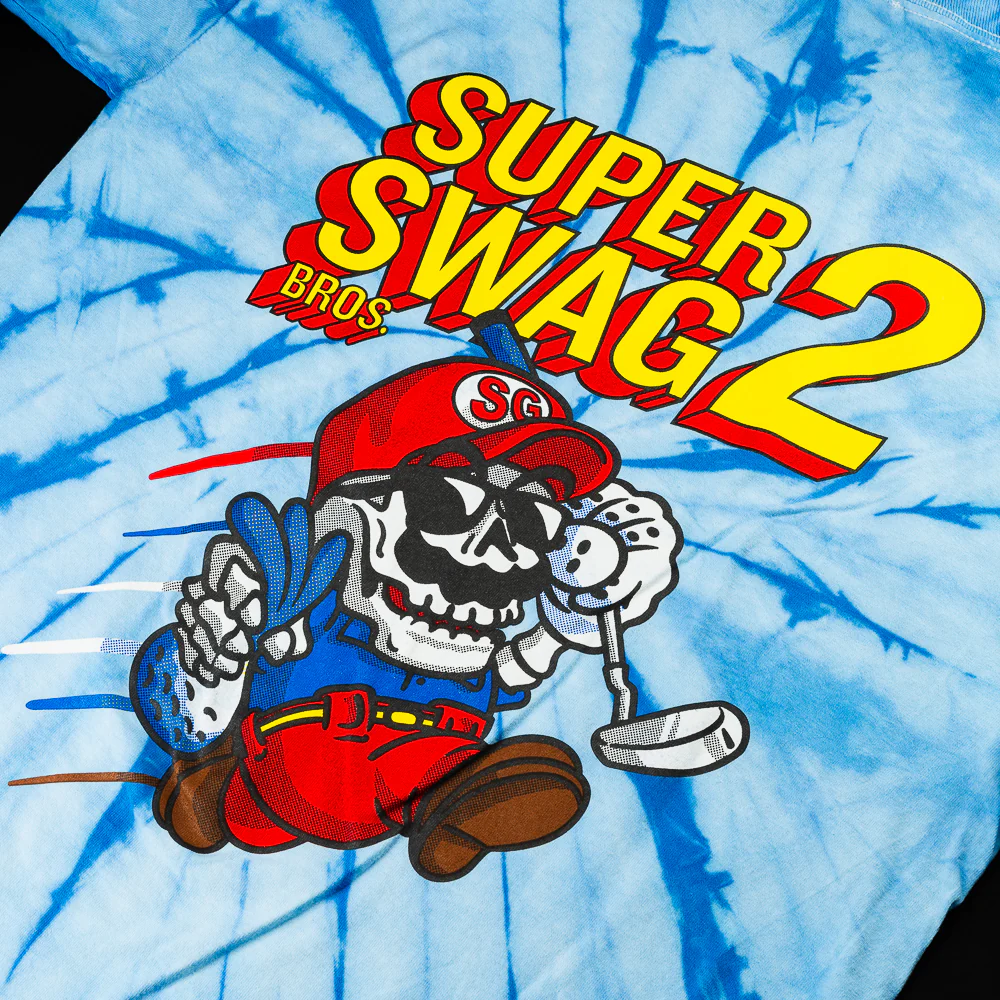 Super SWAG Bros 2 Tie-Dyed Long Sleeve T-Shirt - Image 4
