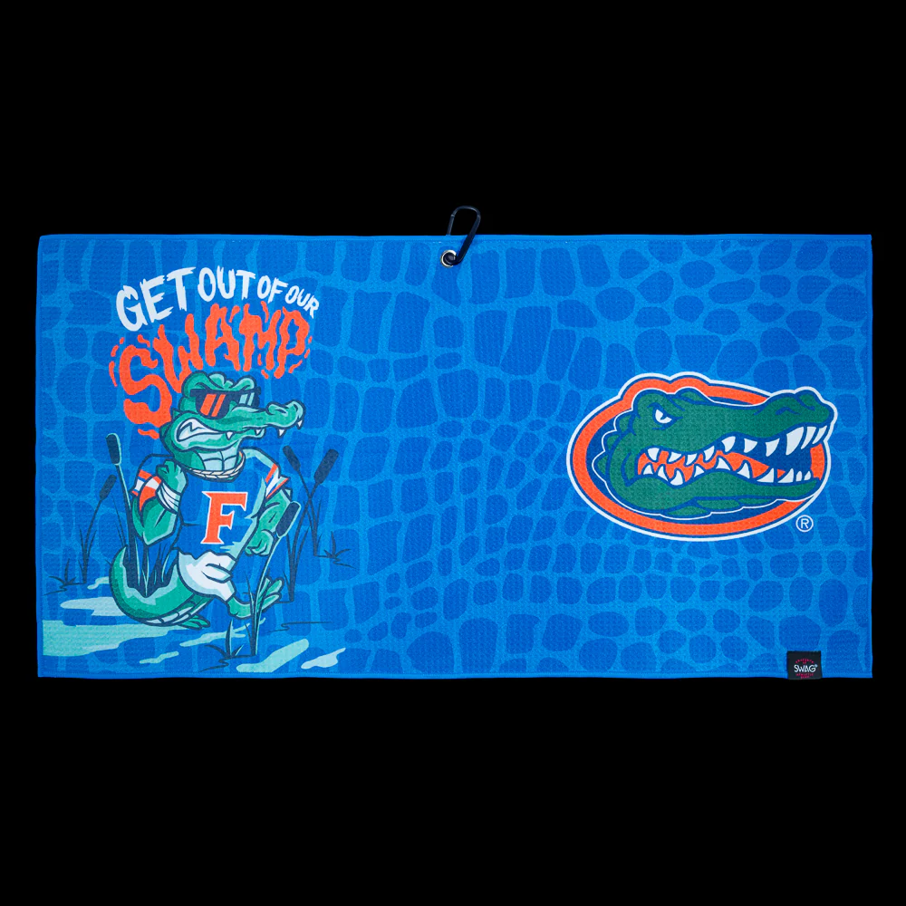 University Of Florida Gators Get Out Of Our Swamp Golf Towel