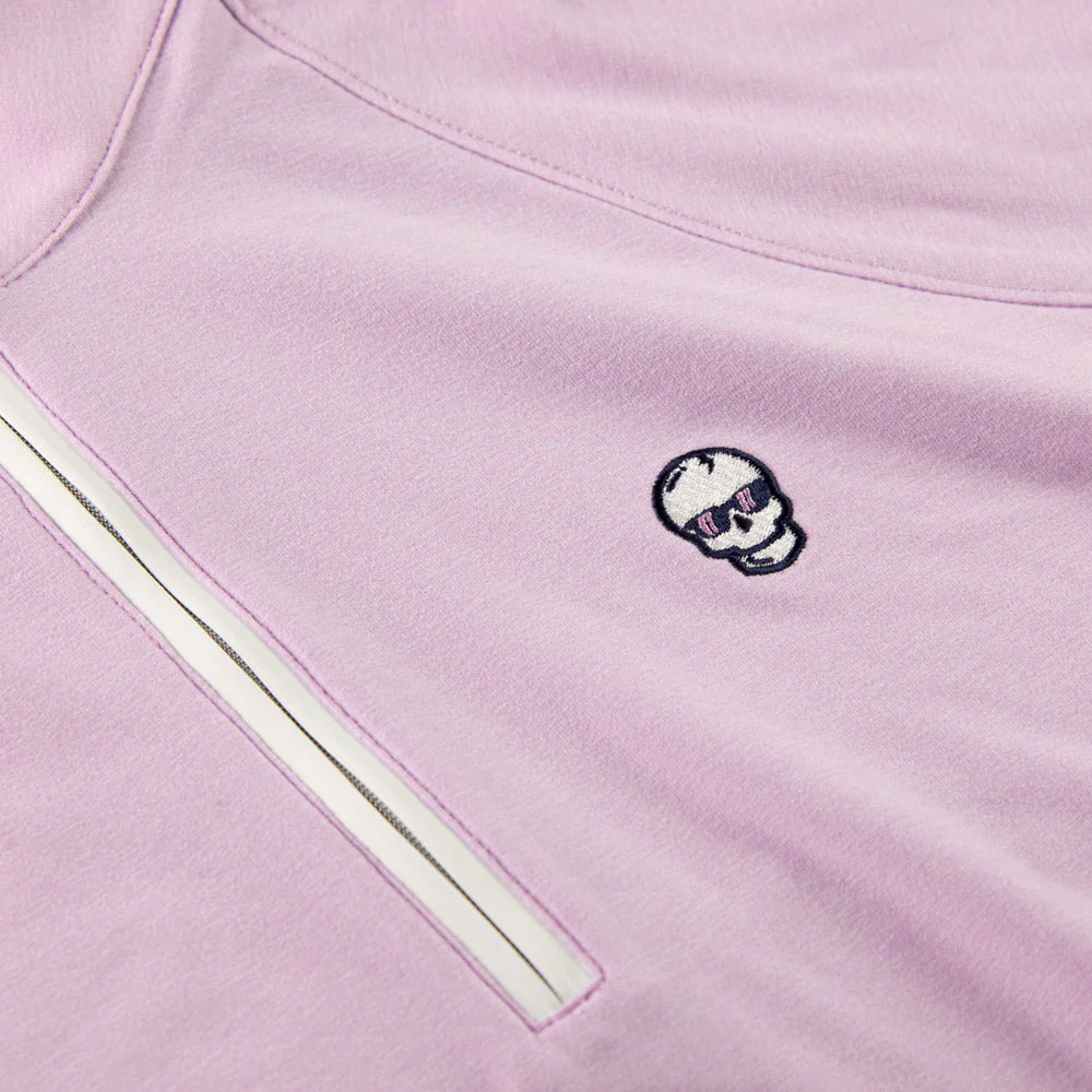 Women's Lilac 1/4 Zip Pullover - Image 2